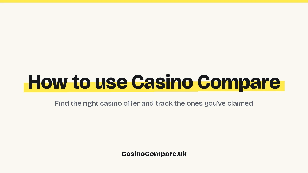 How to use Casino Compare video