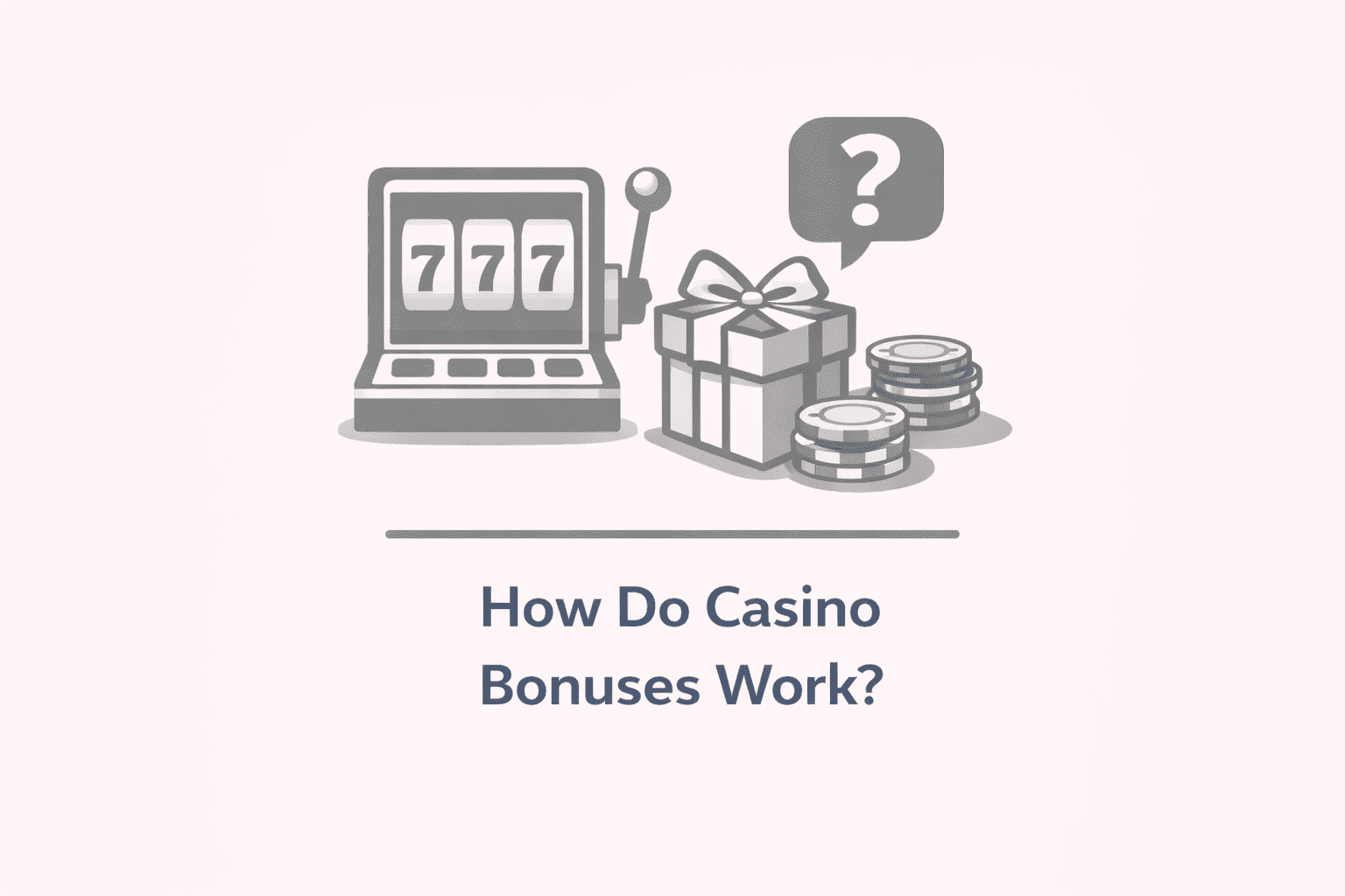 how do casino bonuses work?